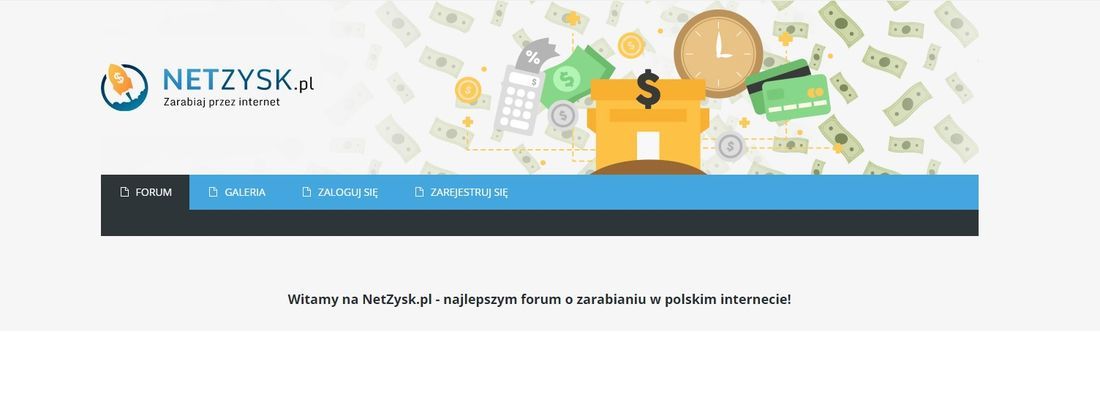 NetZysk.pl - najnowsze forum o zarabianiu pieniędzy online