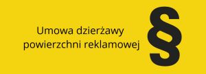 Umowa dzierżawy powierzchni reklamowej