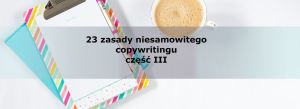 23 zasady niesamowitego copywritingu