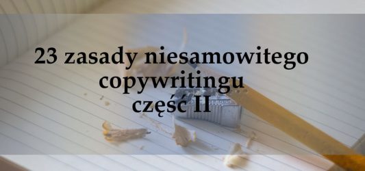 niesamowity copywriting