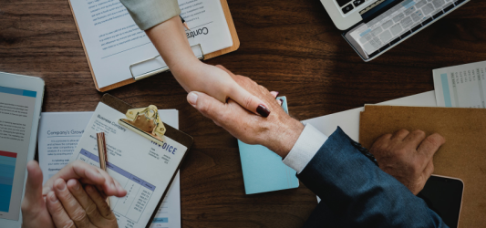 Agreement business clapping