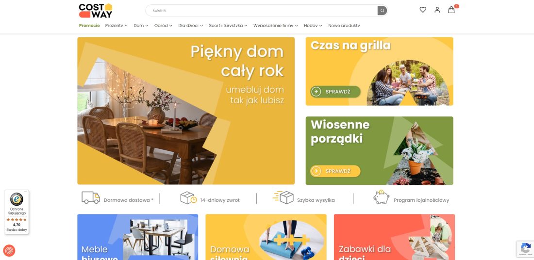 Costway - program partnerski