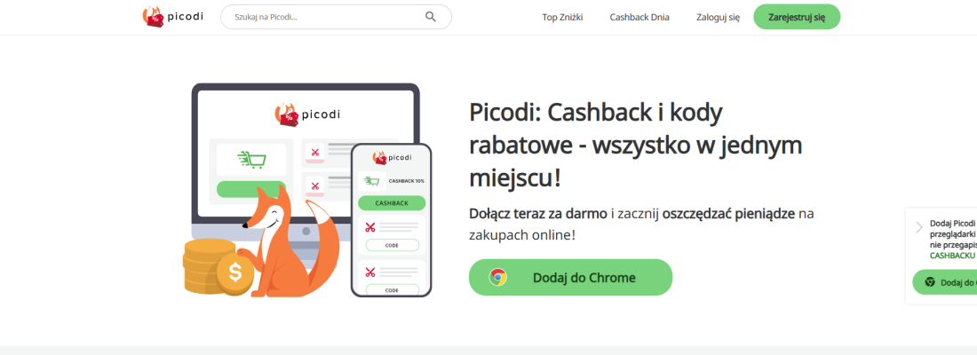 Jak zarabia Picodi? Kody rabatowe i cashback jako biznes afiliacyjny