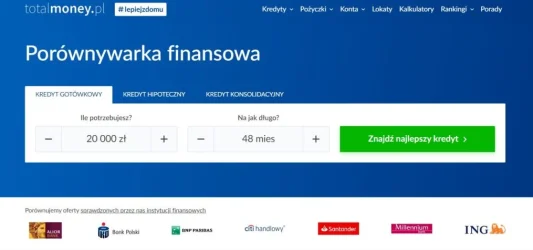 Jak zarabia Totalmoney.pl? Darmowa porównywarka finansowa może być ogromnym e-commerce